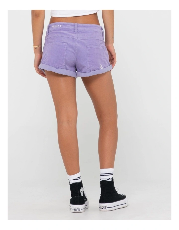 Its No Secret Cord Short in Purple