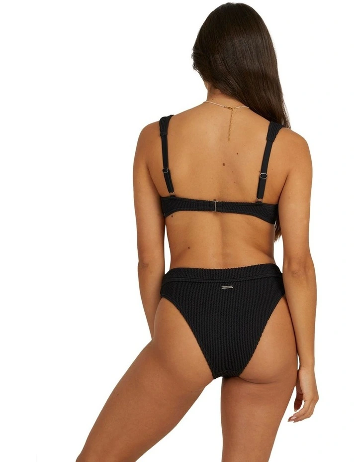 Summer High Chloe Bralette Bikini Top in Black