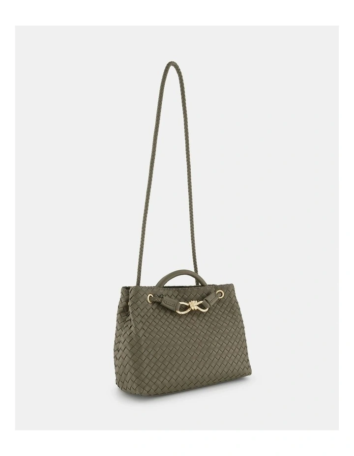 Azusa Top-Handle Bag in Khaki
