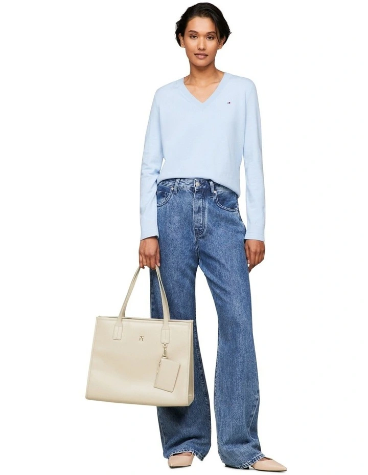 City Tote Bag in Beige