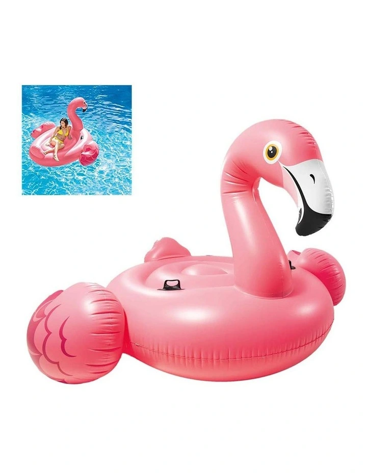 Inflatable Mega Flamingo Ride-On Water Toy For Pool (14 Years) 203 cm