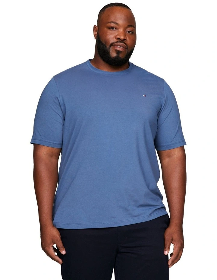 Big & Tall Stretch Slim Fit Tee in Blue