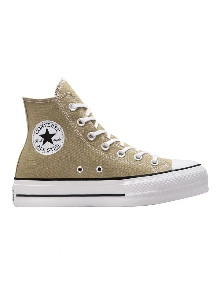 Chuck Taylor All Star Lift Platform Sneaker in Mossy Sloth
