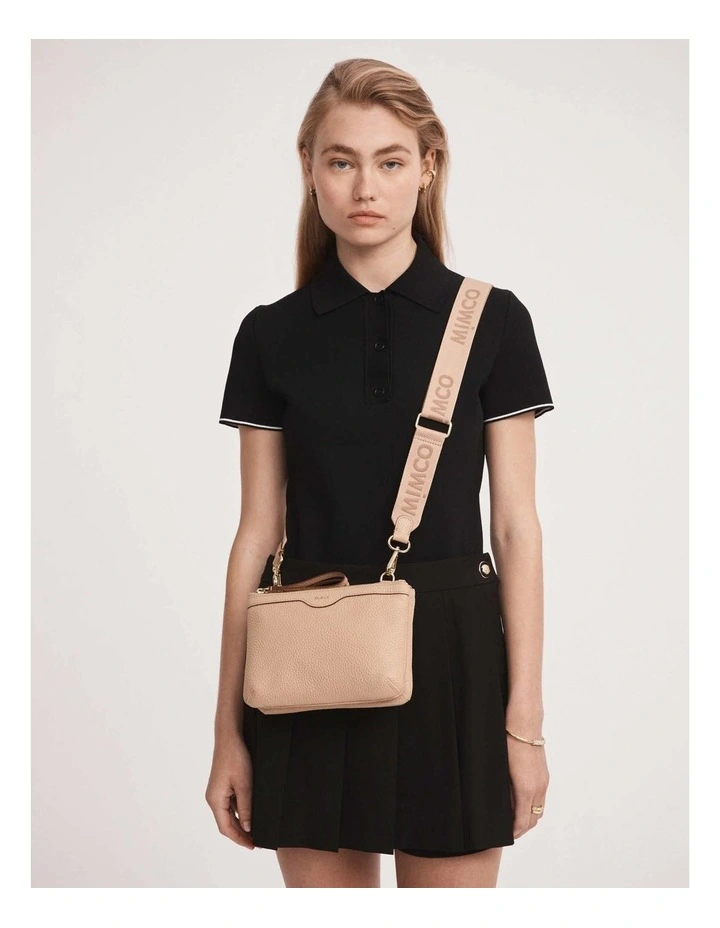 Jett Duo Crossbody Bag in Almond