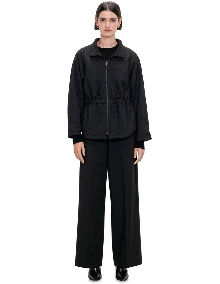 Soft Channel Jacket in Black