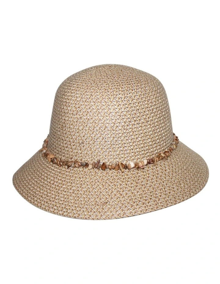 Bohemian Bucket Hat In Natural