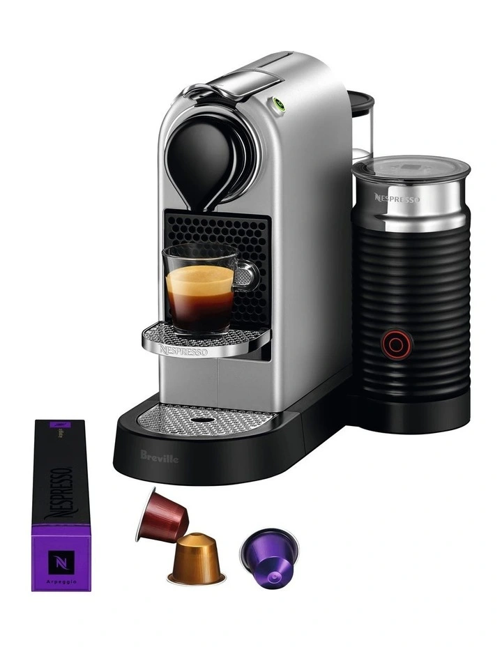 Nespresso CitiZ&milk Coffee Machine BEC660SIL4JAN1