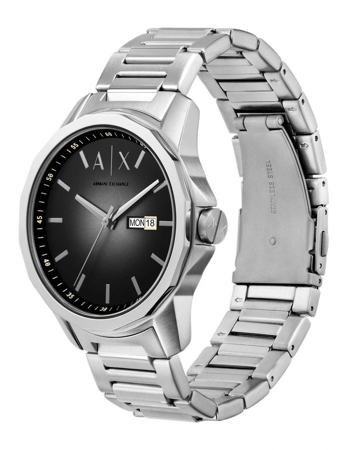 Banks Analogue Watch AX1764 in Silver-Tone