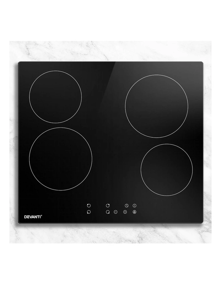 Touch Control Ceramic Cooktop 60cm in Black