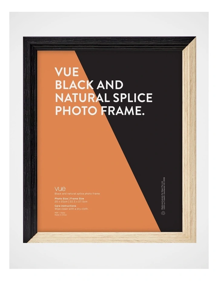 Splice Frame 13x18 in Black/Natural