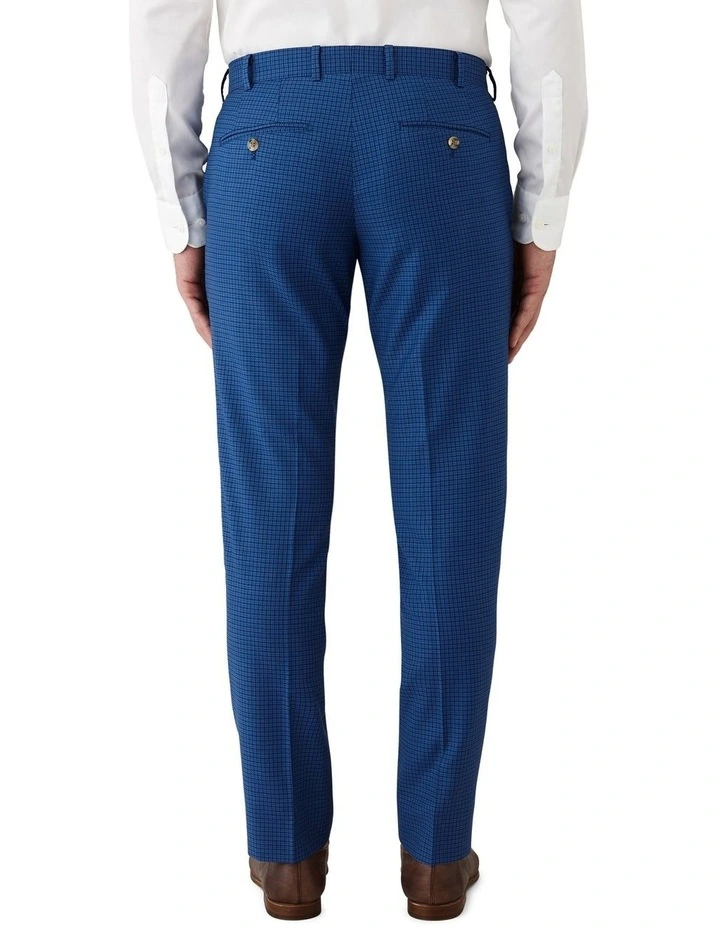 Fabio Tailored Fit Trouser in Blue