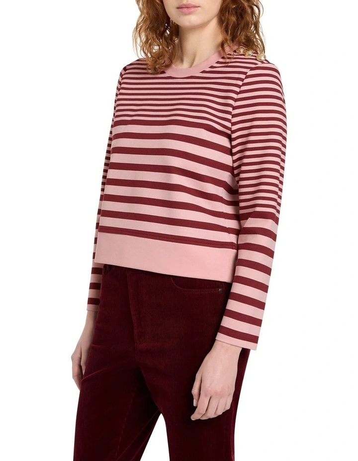 Take My Hand Stripe Tee in Sweet Dreams Stripe