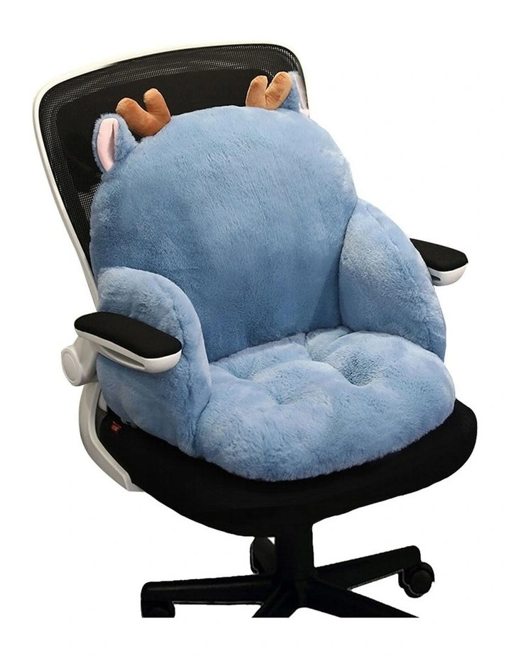 Deer Shape Cushion in Blue
