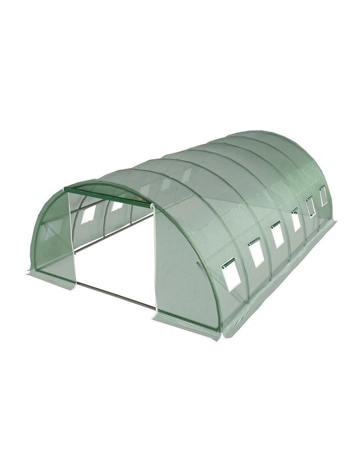 Walk in Green House Tunnel 6x4x2m in Green
