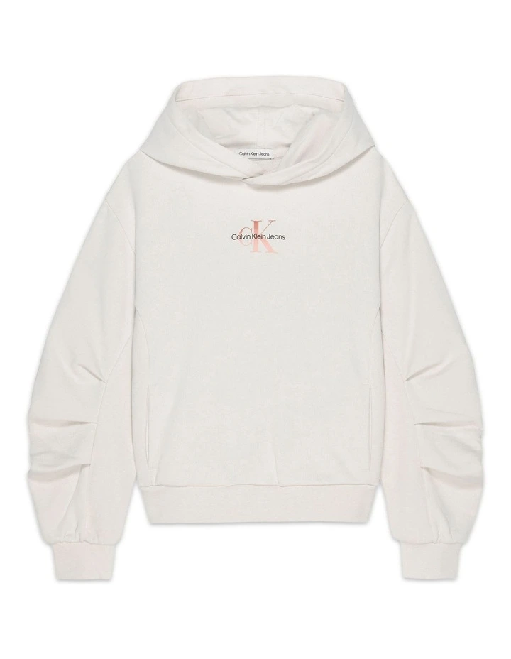 Gradient Monogram Hoodie in Whitecap Gray