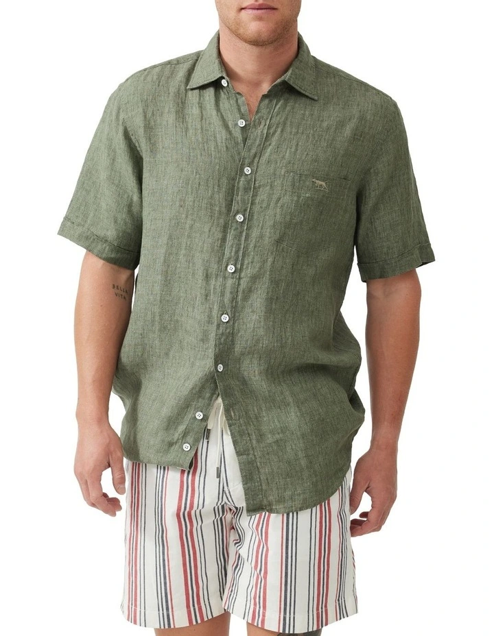 Waiheke 2 Shirt in Kelp