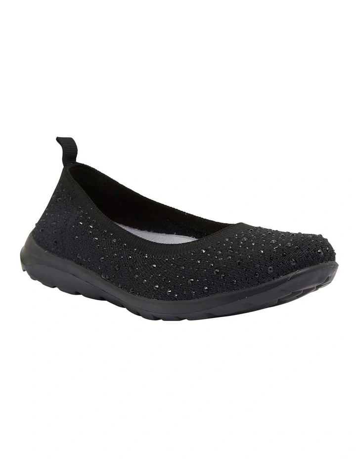 Patrice Black Diamante Sneakers