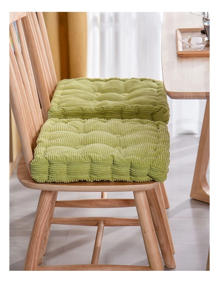Square Cushion in Green