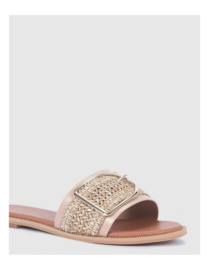 Rene Slides in Raffia