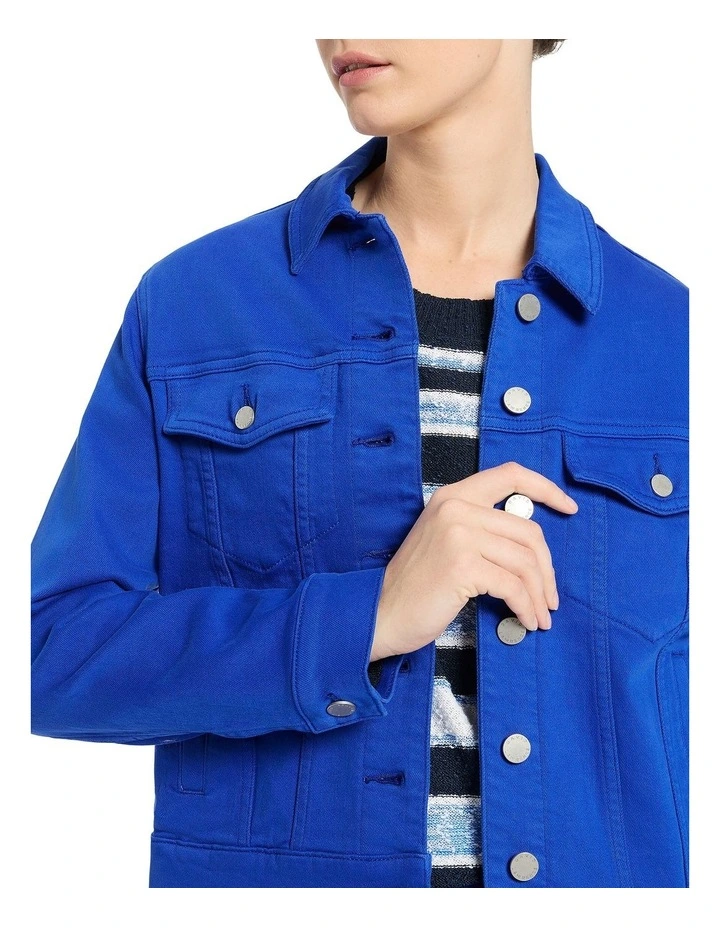 Aspen Denim Jacket in Cameo Blue