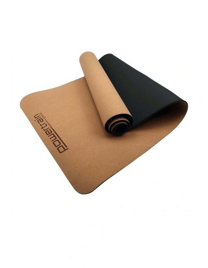 Eco-Friendly Cork Brown 6mm Yoga Exercise Mat