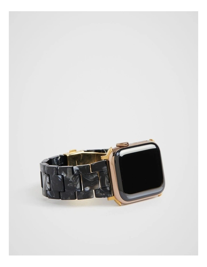 Resin Smart Watch Band in Black