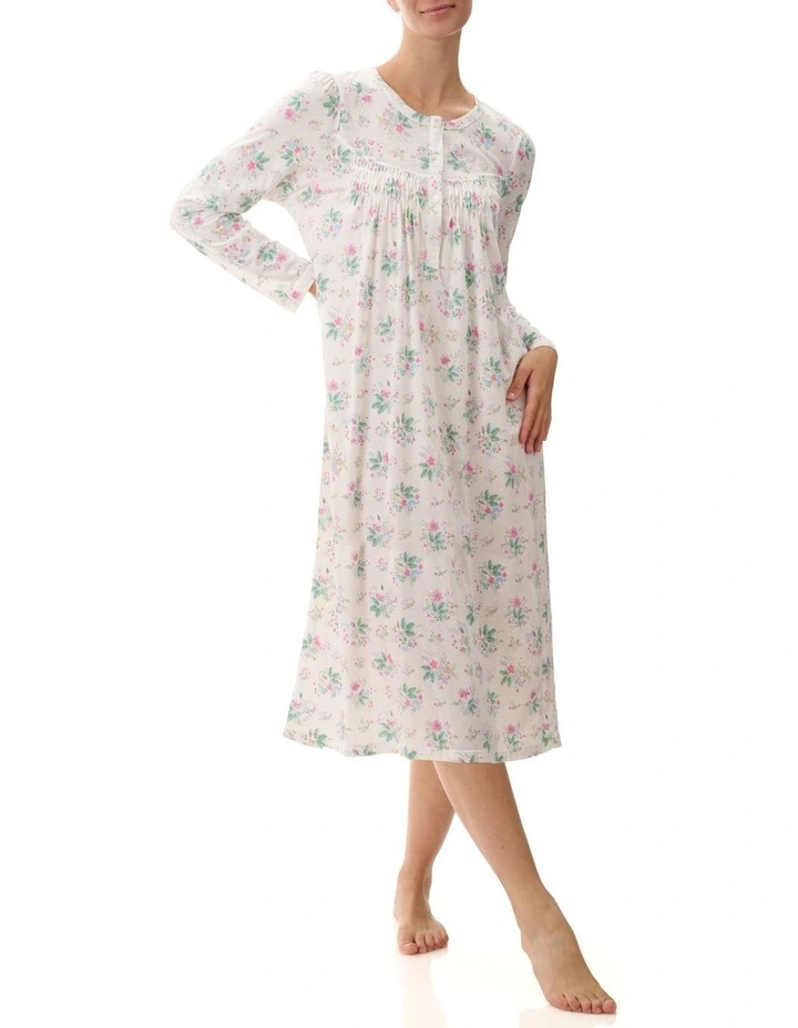 Cotton Nightie in White