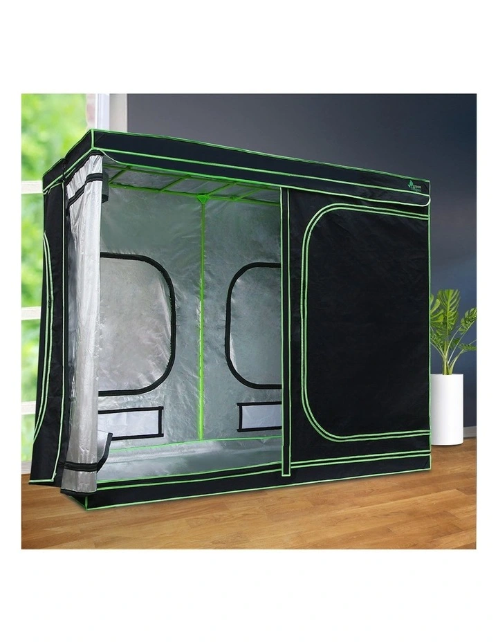 Hydroponics Grow Tent Kits 2.4mx1.2mx2m in Black