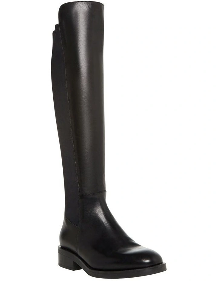 Convey Knee High Boots in Black