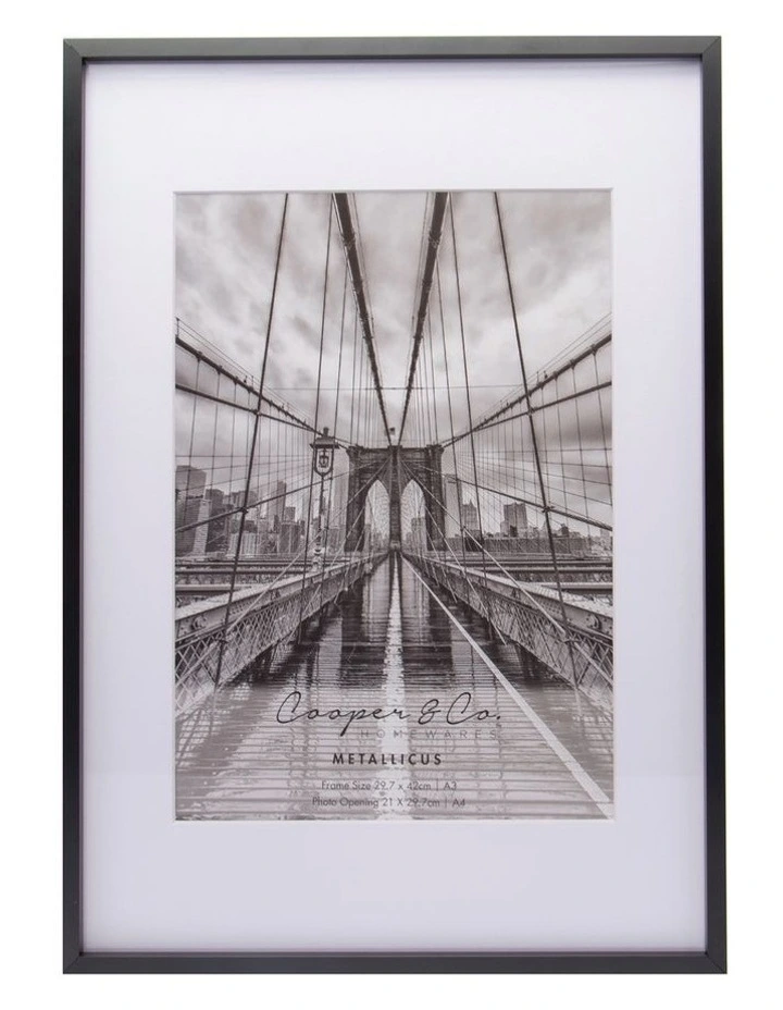 A3 Matt to A4 Photo Frames in Black