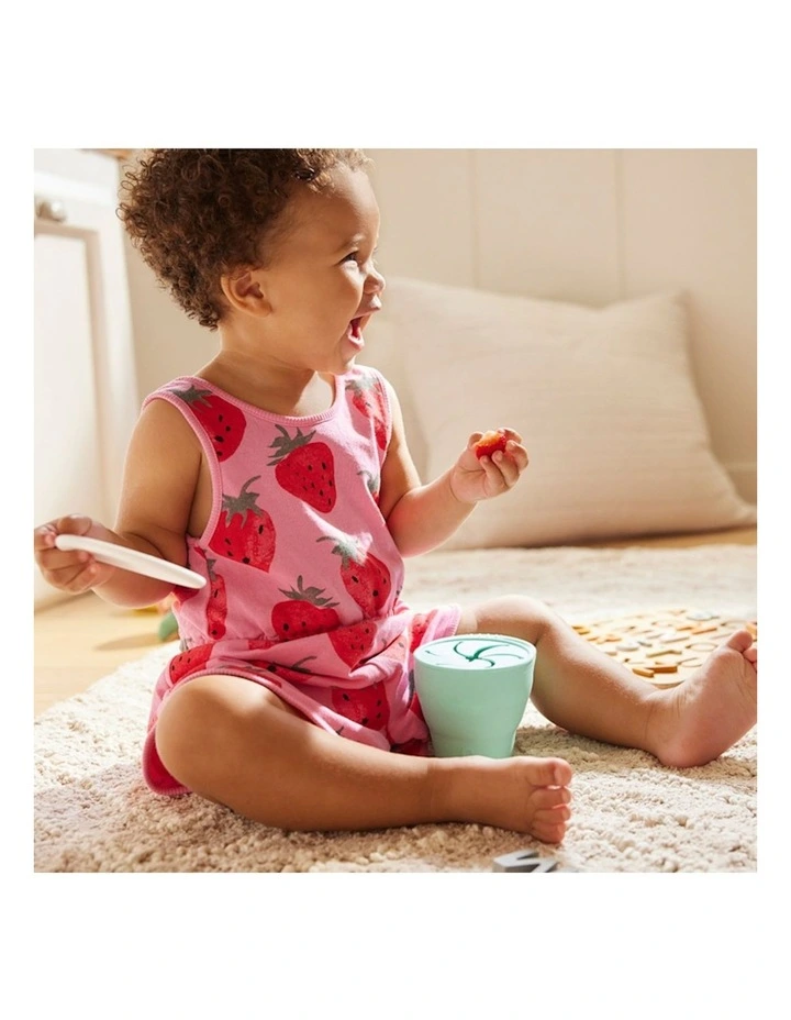 Cest Silicone Snack Catcher With Lid in Mint