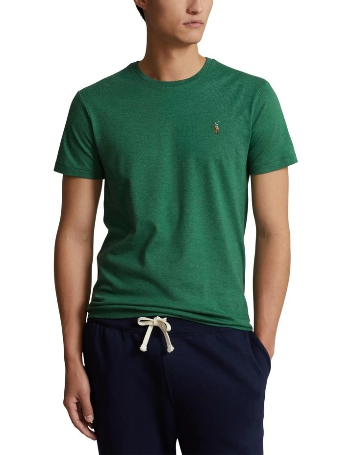 Custom Slim Fit Soft Cotton T-shirt in Green