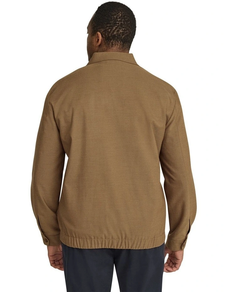 Bowden Smart Harrington Jacket in Camel