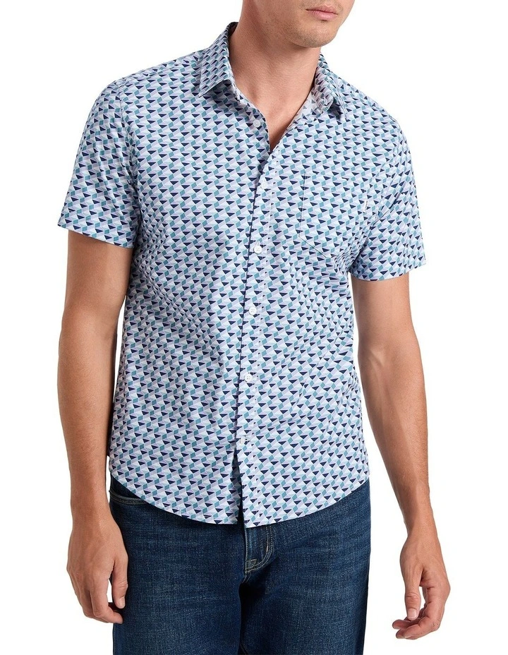 One Dance Shirt in Purple Multi