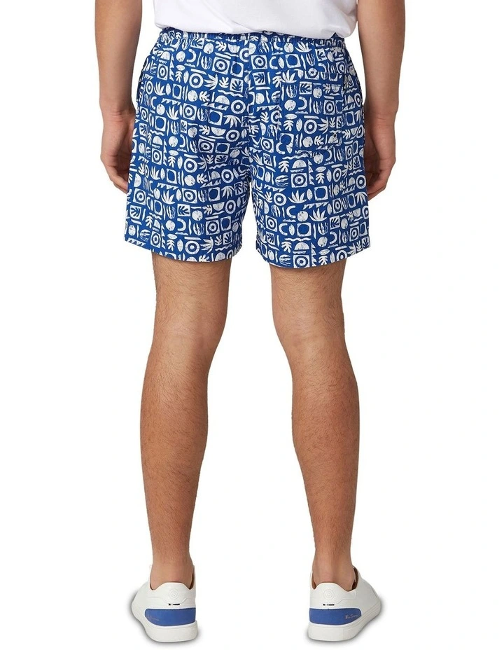 Henri Twill Short in Blue