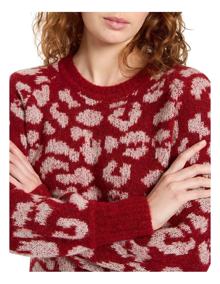 Wild Thing Knit in Red Multi