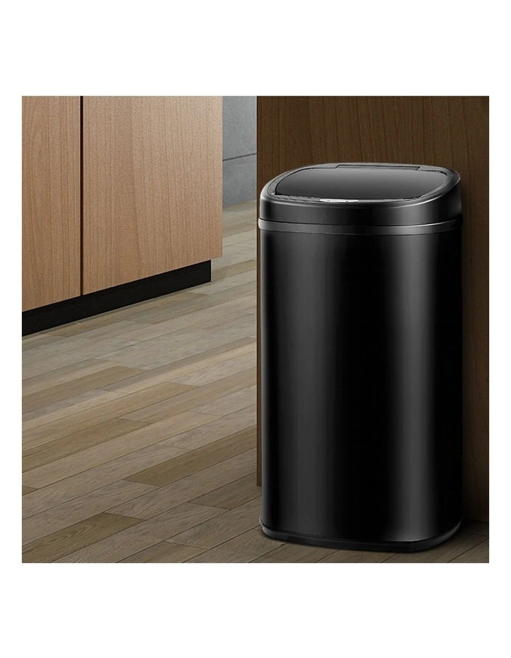 Rubbish Automatic Motion Sensor Bin 58LinBlack