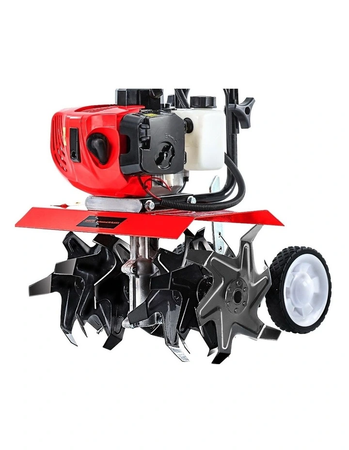 65CC Cultivator Tiller Rotary Garden in Red/Black