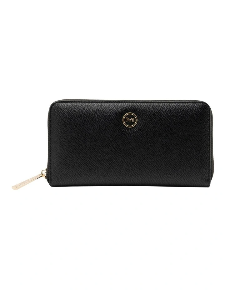 Charlotte Long Wallet in Black