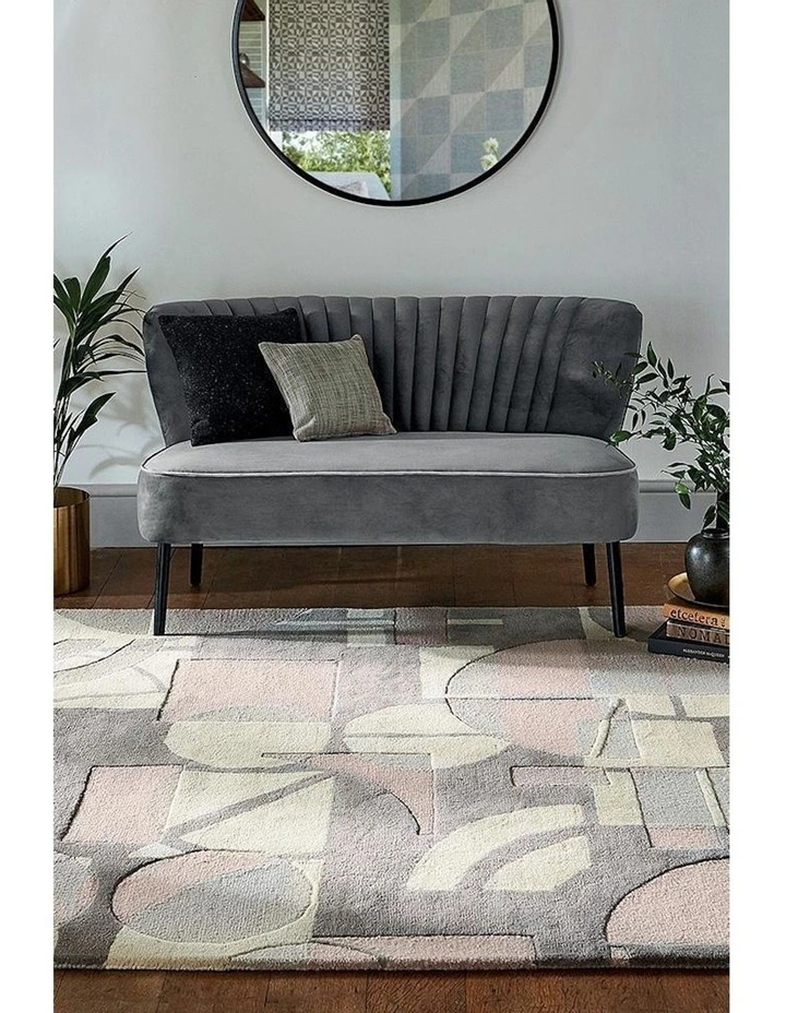 Segments Rug 41901 in Stone