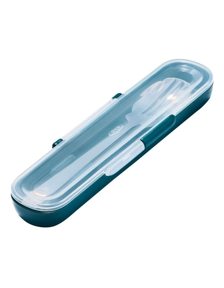 Prep and Go Reusable Utensil Set in Silver
