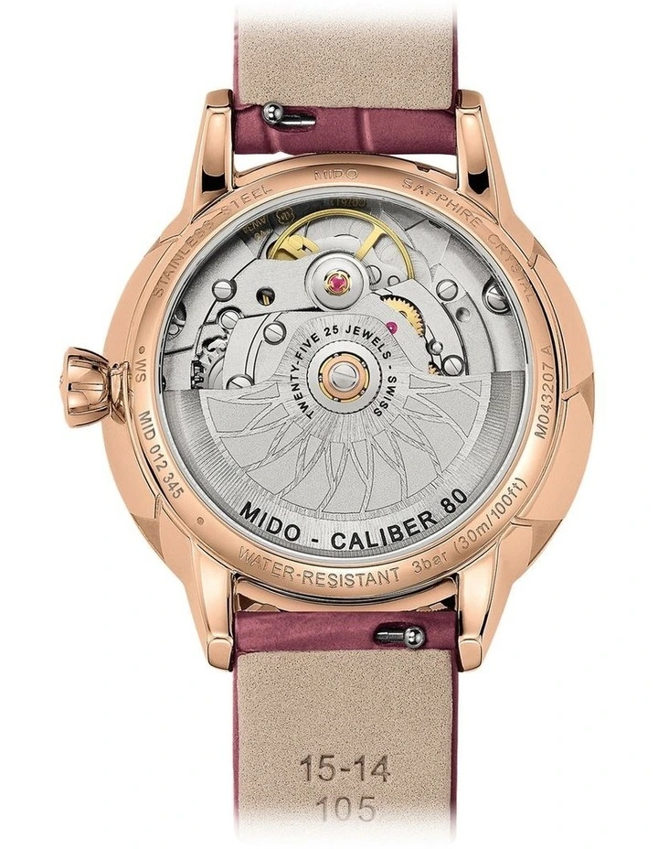 Rainflower Night Swiss Watch in Pearl