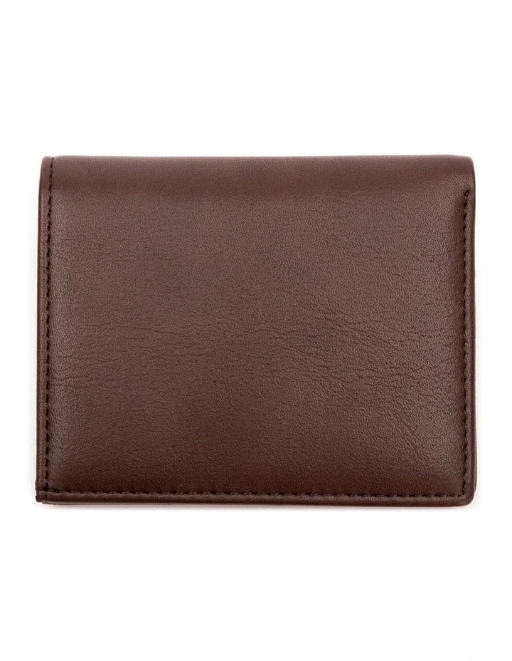 Broome Vegan Minimalist Unisex Wallet in Brown