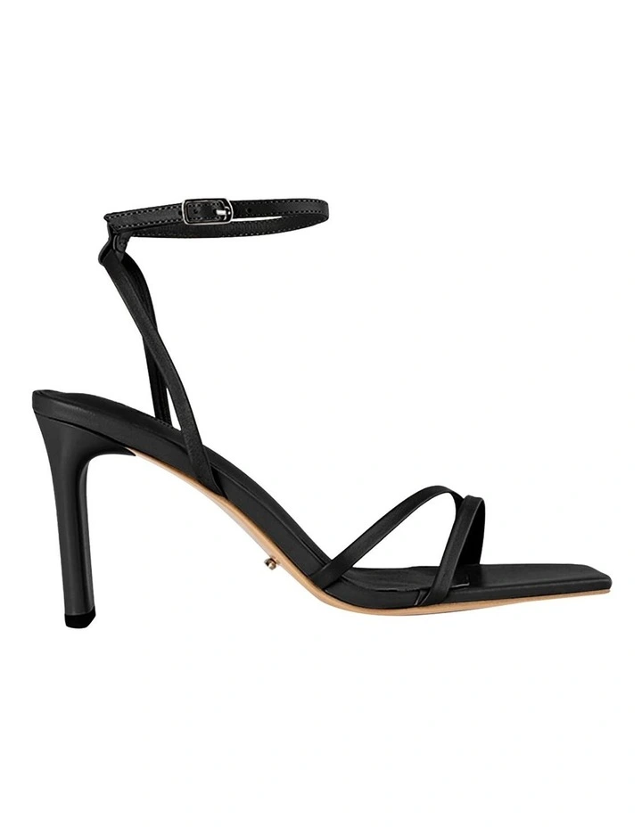 Corso Black Nappa Heels