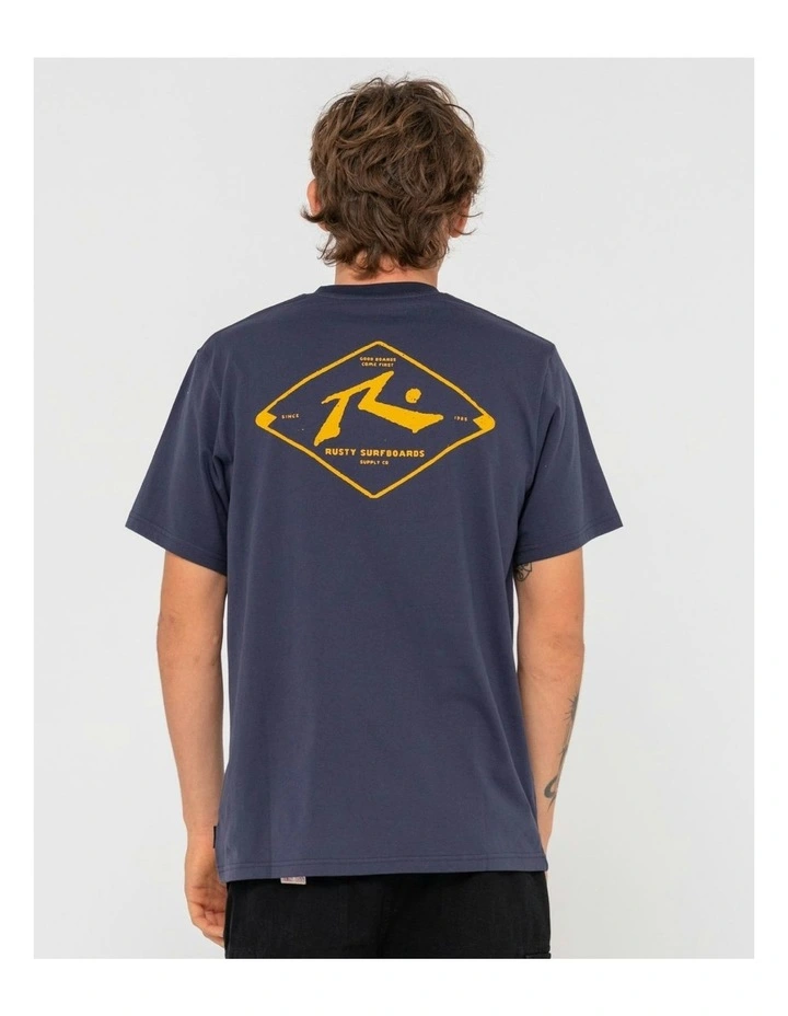 Wull Wolume Short Sleeve T-shirt in Blue