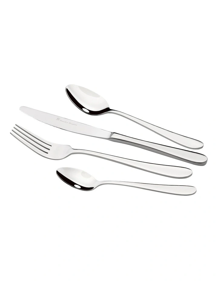 Hampton Cutlery Set 24 Piecein in Stainless Steel