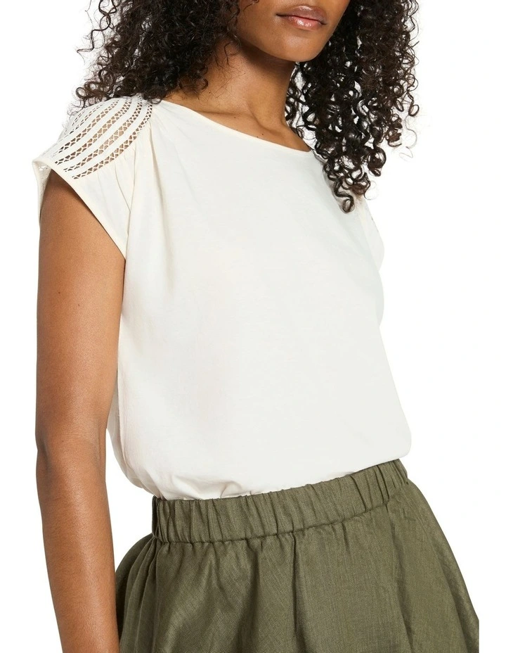 San Martin Cotton Tee in Hyams