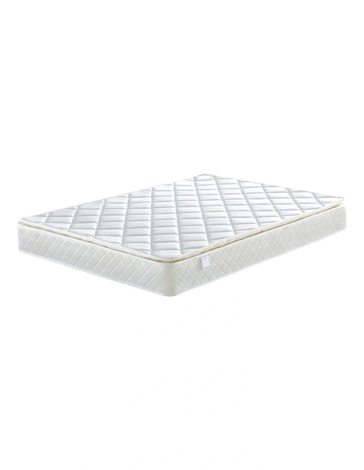 Laura Hill Mattress Queen Size Pillow Top Pocket Spring High Density Foam 22cm