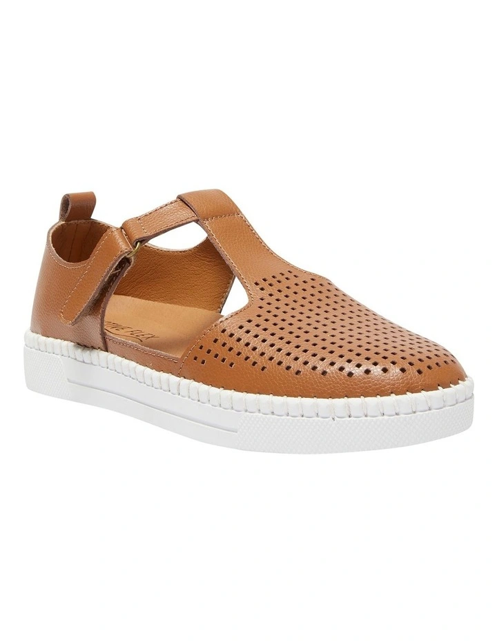 Ricky Leather Sneakers in Tan