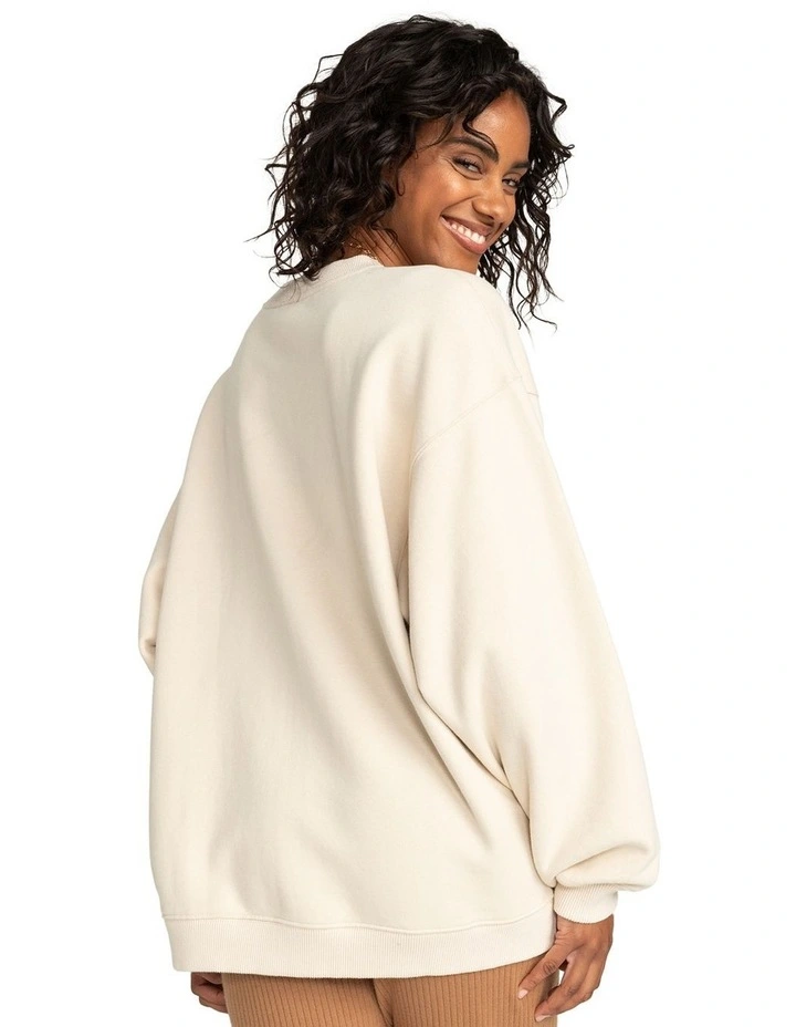 In Morning Sunrise Crew Neck Sweatshirt in Brazilian Sand